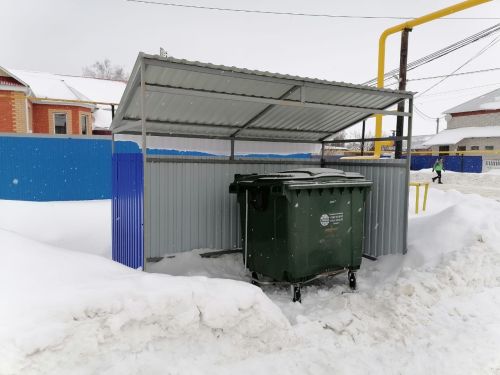 В Мензелинском районе на 42 площадках установлено 92 евро контейнера.