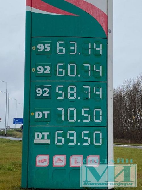 Обзор цен на топливо в Мензелинском районе