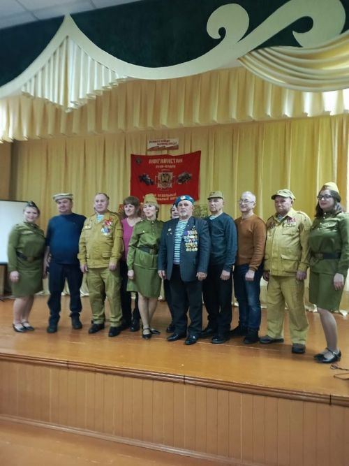 В Калмурзинском сельском клубе состоялась встреча с афганцами