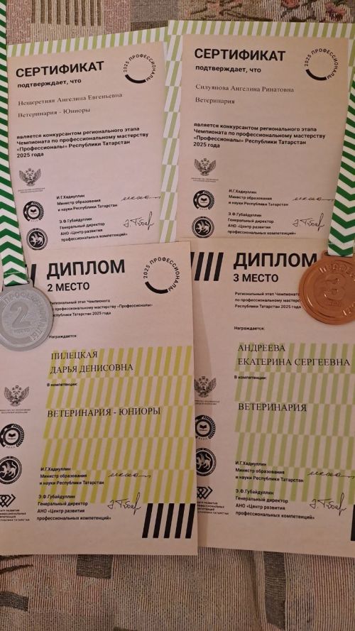 Мензелинские ветеринары стали победителями регионального этапа Чемпионата «Профессионалы»