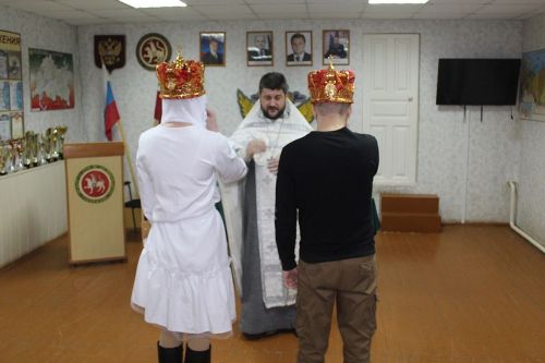 В следственном изоляторе № 4 Мензелинска состоялось Таинство Венчания