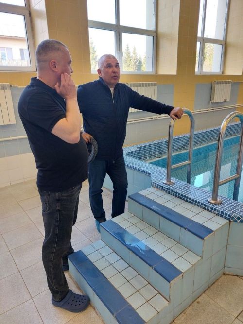 Глава Мензелинского района Айдар Салахов посетил спортивную школу «Юбилейный»