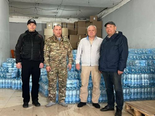 Более 18 тонн воды доставили из Мензелинского района в Лисичанск для социальных учреждений