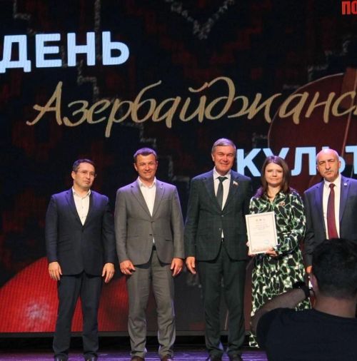 Наргиз Ахмедова отмечена за вклад в развитие азербайджанской культуры