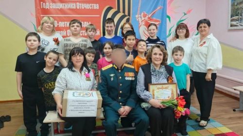 В социальном приюте «Тургай» прошла встреча с бойцом СВО