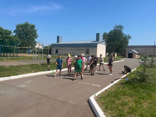 В пришкольном лагере СОШ № 2 прошёл День ГТО