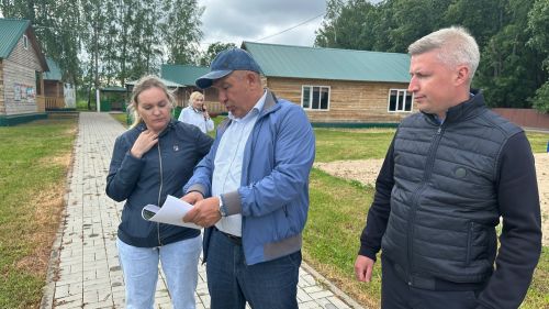 Лагерь «Олимпиец» посетил глава Мензелинского района