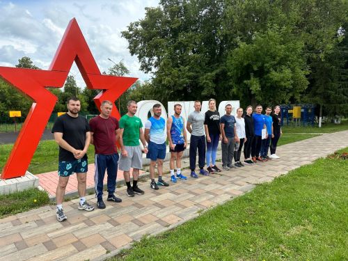 Сотрудники газовой службы за здоровый образ жизни