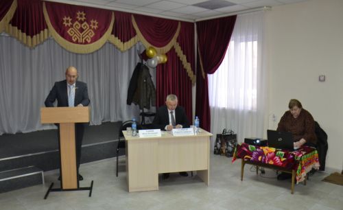 Сход в Юшадинском сельском поселении состоялся в новом клубе деревни Каран-Азиково