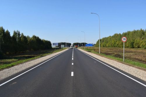 В Мензелинском районе обновили объездную дорогу