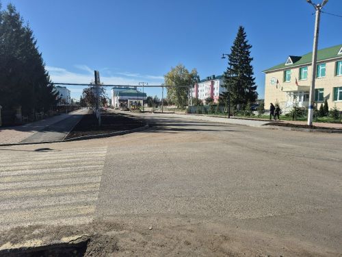 Обновление улицы Карла Маркса в Мензелинске продолжается