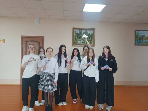 Студенты техникума приняли участие в патриотической акции