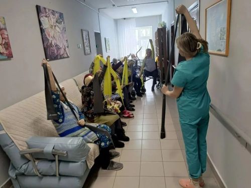 В доме-интернате для престарелых и инвалидов проходят занятия в рамках программы «Активное долголетие»