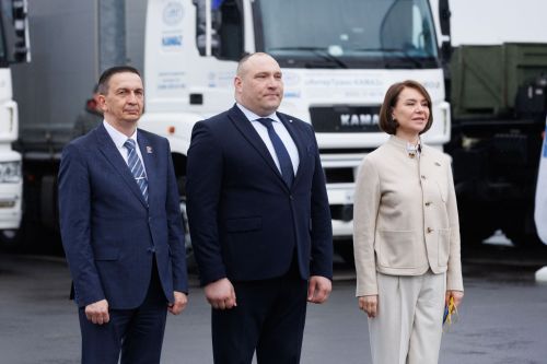 Альфия Когогина доставила очередной гуманитарный груз в зону СВО