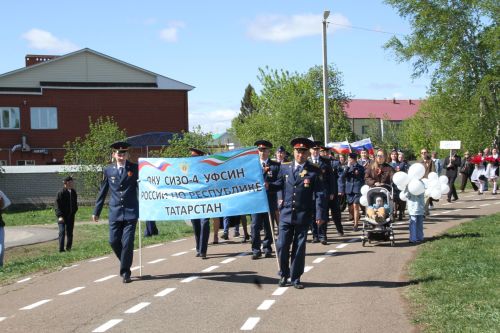 В Мензелинске прошёл Парад Победы