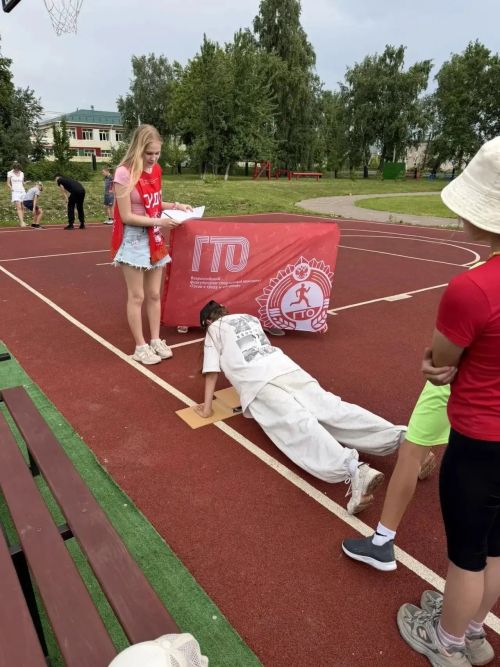 День ГТО прошел в пришкольном лагере СОШ № 3 «Ласточка»