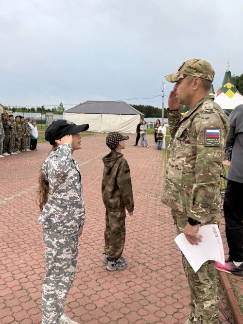 В Мензелинске завершилась первая смена военно-патриотического лагеря «Растим патриотов»