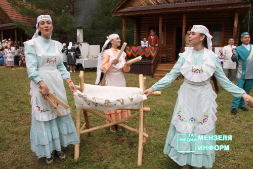 Мгновения Сабантуя в Мензелинске