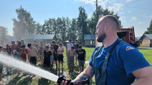 В лагере «Олимпиец» прошла встреча с пожарными