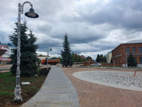 Улица Карла Маркса в Мензелинске преображается