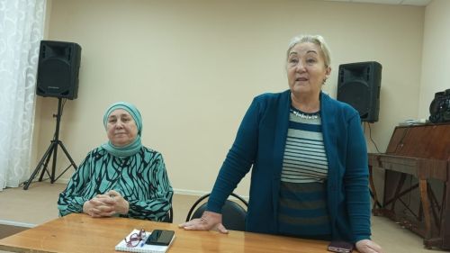 Минзәлә мәдни мирас йортында Салисә Гәрәева белән очрашу булды