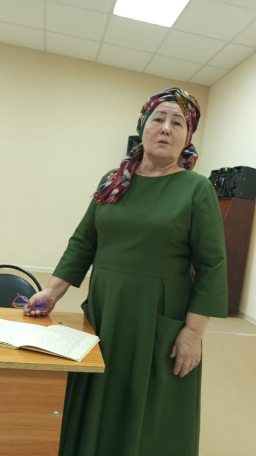 Минзәлә мәдни мирас йортында Салисә Гәрәева белән очрашу булды