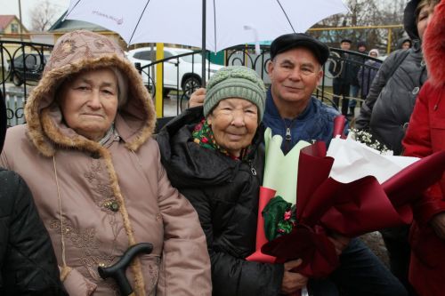 Тулбай авылында Салисә Гәрәева хөрмәтенә стела ачылды