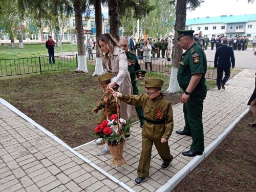 Митинг, посвященный Дню Победы, в кадетской школе-интернате