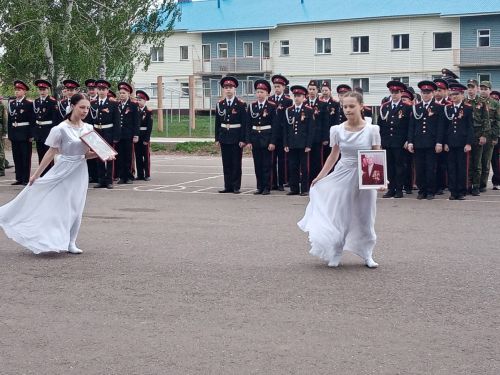 Митинг, посвященный Дню Победы, в кадетской школе-интернате