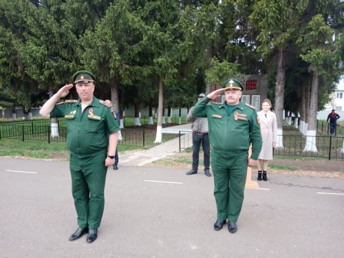 Митинг, посвященный Дню Победы, в кадетской школе-интернате