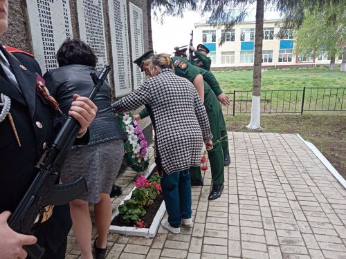 Митинг, посвященный Дню Победы, в кадетской школе-интернате