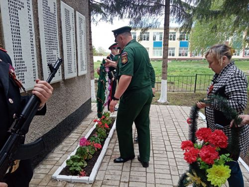 Митинг, посвященный Дню Победы, в кадетской школе-интернате