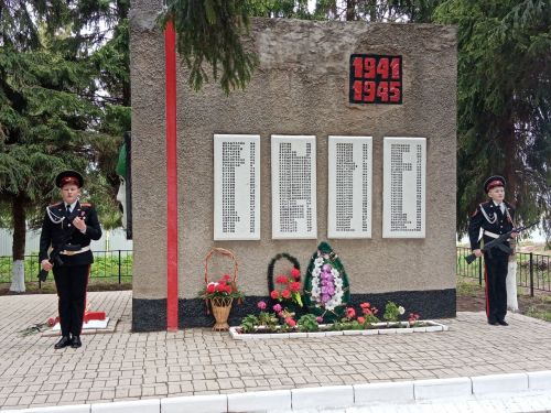 Митинг, посвященный Дню Победы, в кадетской школе-интернате