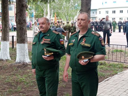 Митинг, посвященный Дню Победы, в кадетской школе-интернате