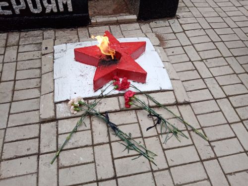 Митинг, посвященный Дню Победы, в кадетской школе-интернате