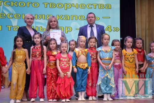 На сцене районного Дворца культуры прошел районный фестиваль детского творчества «Весенняя капель-2024»