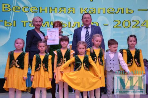 На сцене районного Дворца культуры прошел районный фестиваль детского творчества «Весенняя капель-2024»