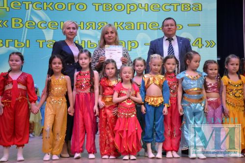 На сцене районного Дворца культуры прошел районный фестиваль детского творчества «Весенняя капель-2024»