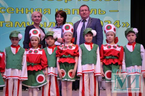 На сцене районного Дворца культуры прошел районный фестиваль детского творчества «Весенняя капель-2024»