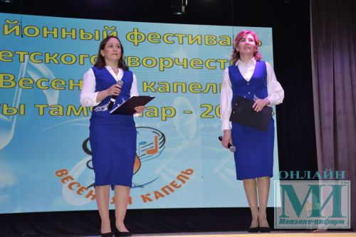 На сцене районного Дворца культуры прошел районный фестиваль детского творчества «Весенняя капель-2024»