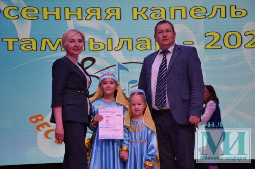 На сцене районного Дворца культуры прошел районный фестиваль детского творчества «Весенняя капель-2024»