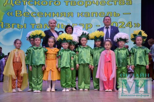 На сцене районного Дворца культуры прошел районный фестиваль детского творчества «Весенняя капель-2024»