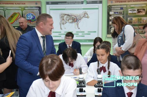 В СОШ №1 состоялось открытие агрокласса