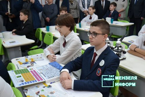 В СОШ №1 состоялось открытие агрокласса
