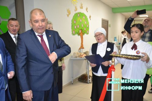 В СОШ №1 состоялось открытие агрокласса