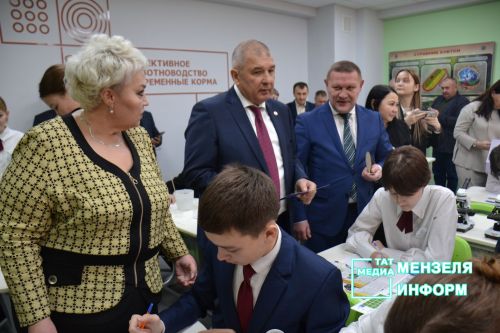 В СОШ №1 состоялось открытие агрокласса