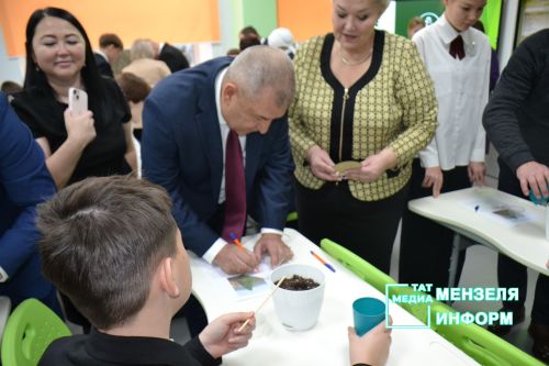 В СОШ №1 состоялось открытие агрокласса