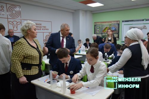 В СОШ №1 состоялось открытие агрокласса