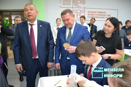 В СОШ №1 состоялось открытие агрокласса
