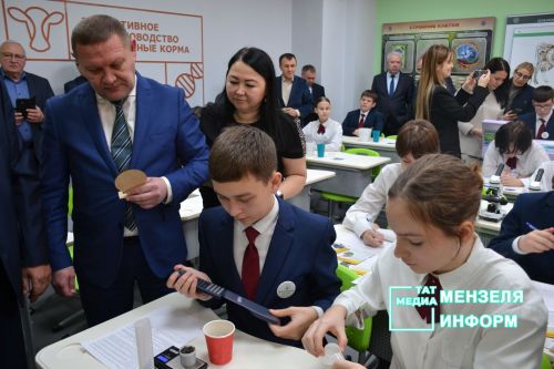 В СОШ №1 состоялось открытие агрокласса